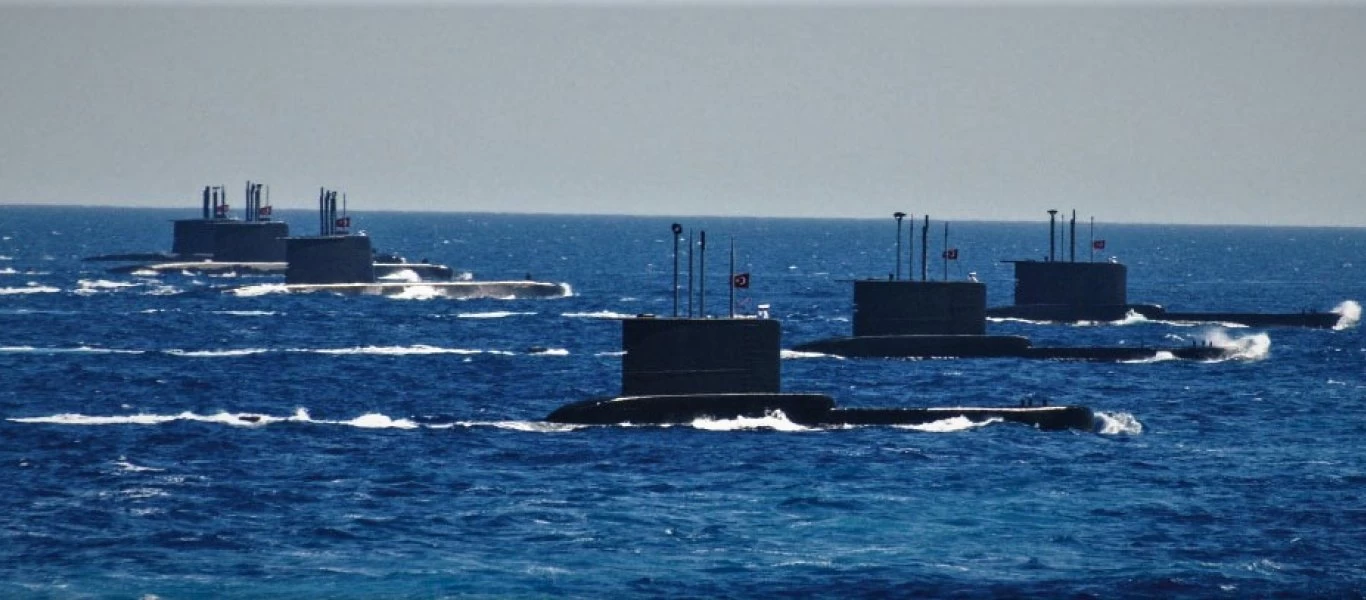 Τουρκικός ψυχολογικός πόλεμος προ έναρξης διαπραγματεύσεων για Αιγαίο: Άσκηση υποβρυχίων με σενάρια αποκλεισμού νησιών